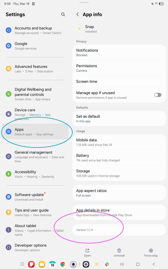 App-version-settings-snap